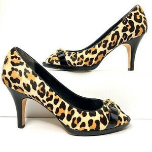 Cole Haan Leopard Pony Hair Pump - 11